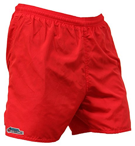 Original Watermen Retro Trunks - Men's Red Medium - Biggest Wave Ever ...