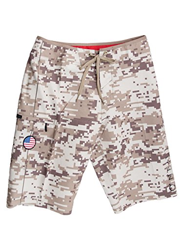 O'Neill GI Jack Camo Hyperfreak Stretch Boardshorts 32 Digital desert ...