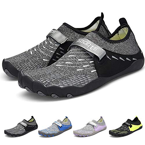 Bridawn Men Women Water Sports Shoes Barefoot Quick-Dry Shoes for Beach ...